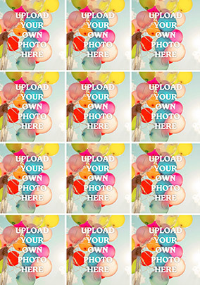 Create Your Own 12 Photo Upload Card
