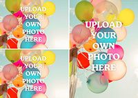 Tap to view Create Your Own 3 Photo Upload Landscape Card