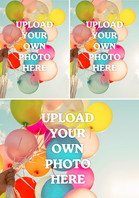 Create Your Own 3 Photo Upload Card