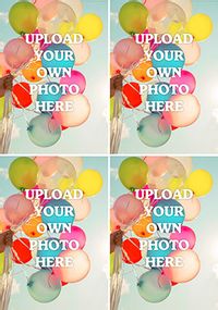 Tap to view Create Your Own 4 Photo Upload Card