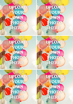 Create Your Own 6 Photo Upload Card