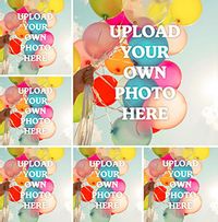 Tap to view Create Your Own 6 Photo Upload Square Card