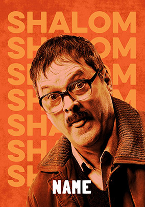 Friday Night Dinner Shalom Birthday Card