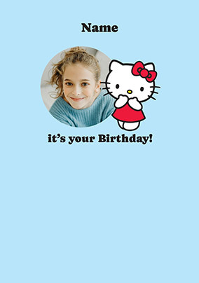 Hello Kitty It's Your Birthday Photo Card