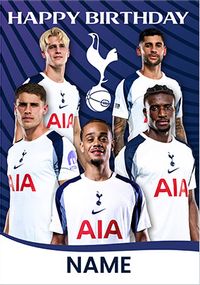 Tap to view Tottenham Hotspur Football Players Birthday Card