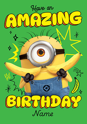 Minions Have An Amazing Birthday Card