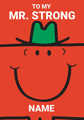 Mr Strong Birthday Card