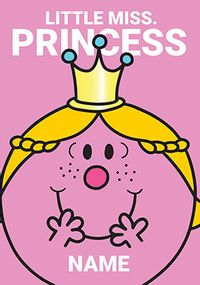 Tap to view Little Miss Princess Birthday Card