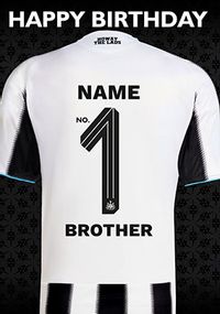 Tap to view Newcastle Football T-shirt Brother Birthday Card
