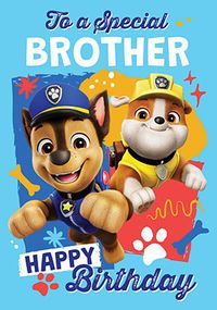 Tap to view Paw Patrol Special Brother Birthday Card