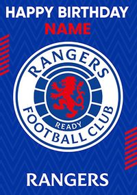 Tap to view Rangers Football Club Logo Birthday Card