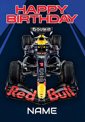 RedBull Racing Birthday Card