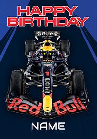 Tap to view RedBull Racing Birthday Card