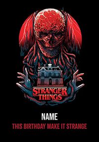Tap to view Stranger Things Vecna Birthday Card