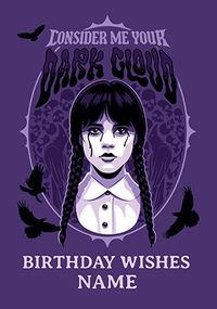 Tap to view Wednesday Dark Cloud Birthday Card