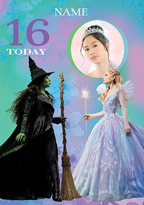 Photo of Wicked 16 Today Birthday Photo Card