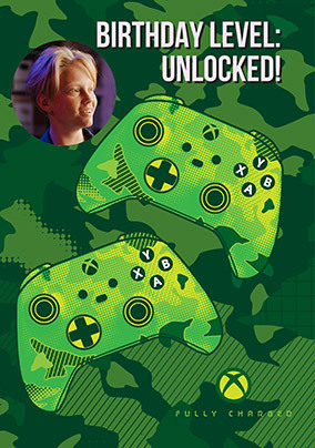 Xbox Birthday Unlocked Photo Card