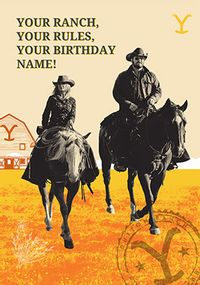 Tap to view Yellowstone Your Ranch, Your Birthday Card