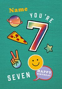 Tap to view Age 7 Birthday Patches Card