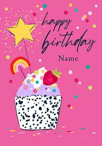 Tap to view Personalised Cupcake Birthday Card