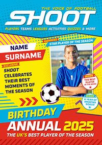 Tap to view Annual Shoot Magazine Birthday Photo Card