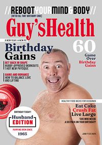 Tap to view Guy's Health Magazine Husband 60th birthday Photo Card