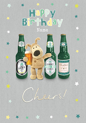 Boofle Birthday Cheers card