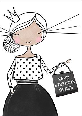 Photo of Lily Loves Birthday Queen Card