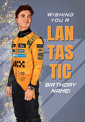 Photo of Lan-tastic Birthday Personalised Card