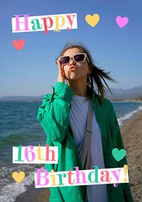 Tap to view 16th Birthday Photo Upload Card