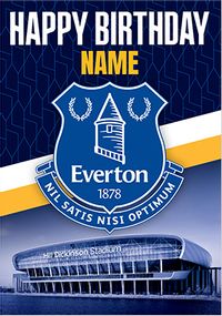 Tap to view Everton Football Birthday Card