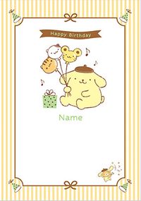 Tap to view Sanrio Pompompurin Balloon Birthday Card