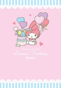 Tap to view Sanrio My Melody Sweetest Birthday Card