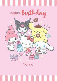 Tap to view Hello Kitty & Friends Birthday Card