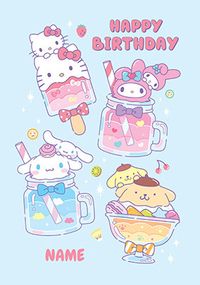 Tap to view Hello Kitty & Friends Sweet Treat Birthday Card