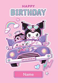 Tap to view Sanrio Kuromi Happy Birthday Card