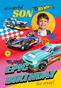 Tap to view Hot Wheels Son Epic Birthday Photo Card