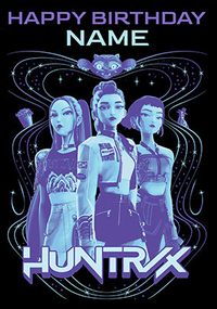 Tap to view Kpop Demon Hunters Huntrix Birthday Card