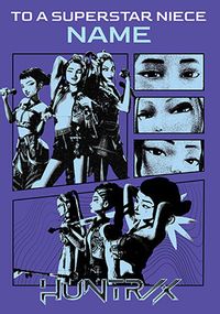Tap to view Kpop Demon Hunters Huntrix Superstar Birthday Card