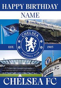 Tap to view Chelsea Football Fan Birthday Card
