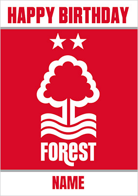 Nottingham Forest FC Birthday Card