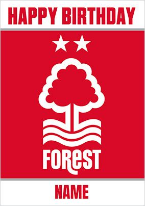 Photo of Nottingham Forest FC Birthday Card