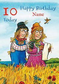 Tap to view The Scarecrows' Wedding 10 Today Birthday Card