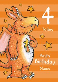 Tap to view Zog 4 Today Birthday Card