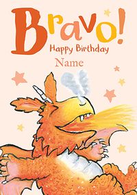 Tap to view Zog Bravo! Birthday Card