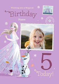 Tap to view Frozen 5 Today Birthday Photo Card