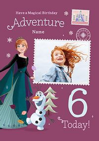 Tap to view Frozen 6 Today Birthday Photo Card