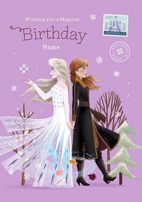 Photo of Frozen Magical Birthday Card