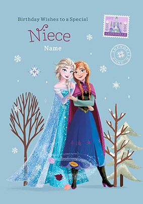 Photo of Frozen Magical Niece Birthday Card