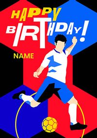 Tap to view Football Nostalgia Birthday Card